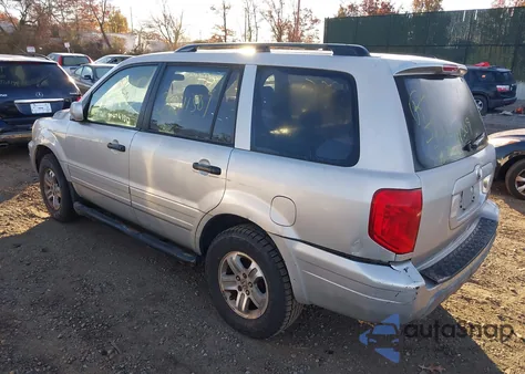 2005 Honda Pilot Ex-L из США, поврежденный, VIN 2HKYF185X5H507294